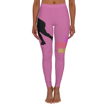 Women's Spandex Leggings: Hockey Lite Pink