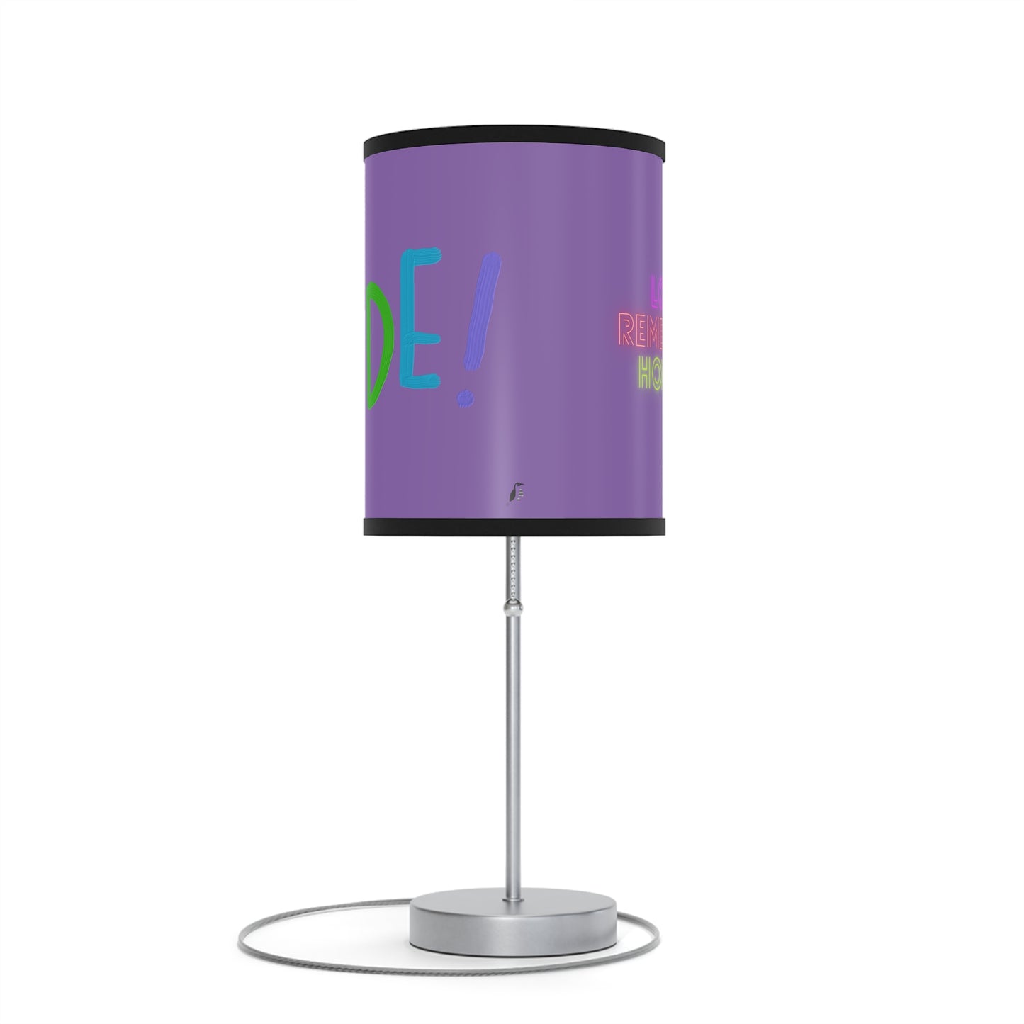 Lamp on a Stand, US|CA plug: LGBTQ Pride Lite Purple 