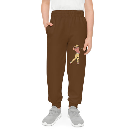 Youth Joggers: Golf Brown