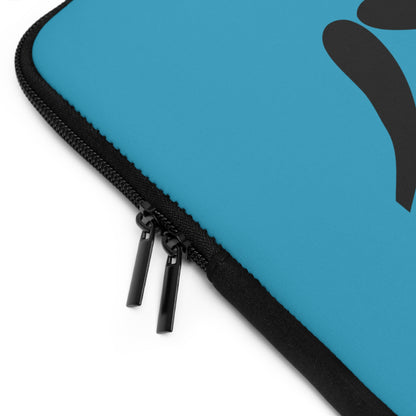 Laptop Sleeve: Wrestling Turquoise