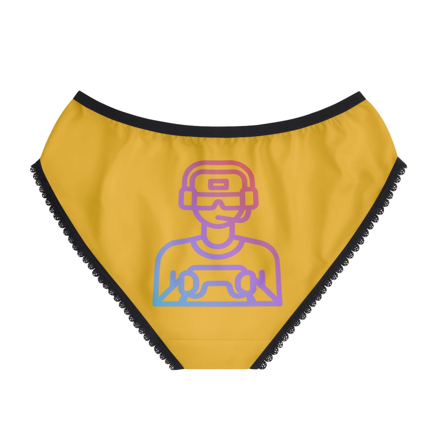 Women's Briefs: Gaming Yellow