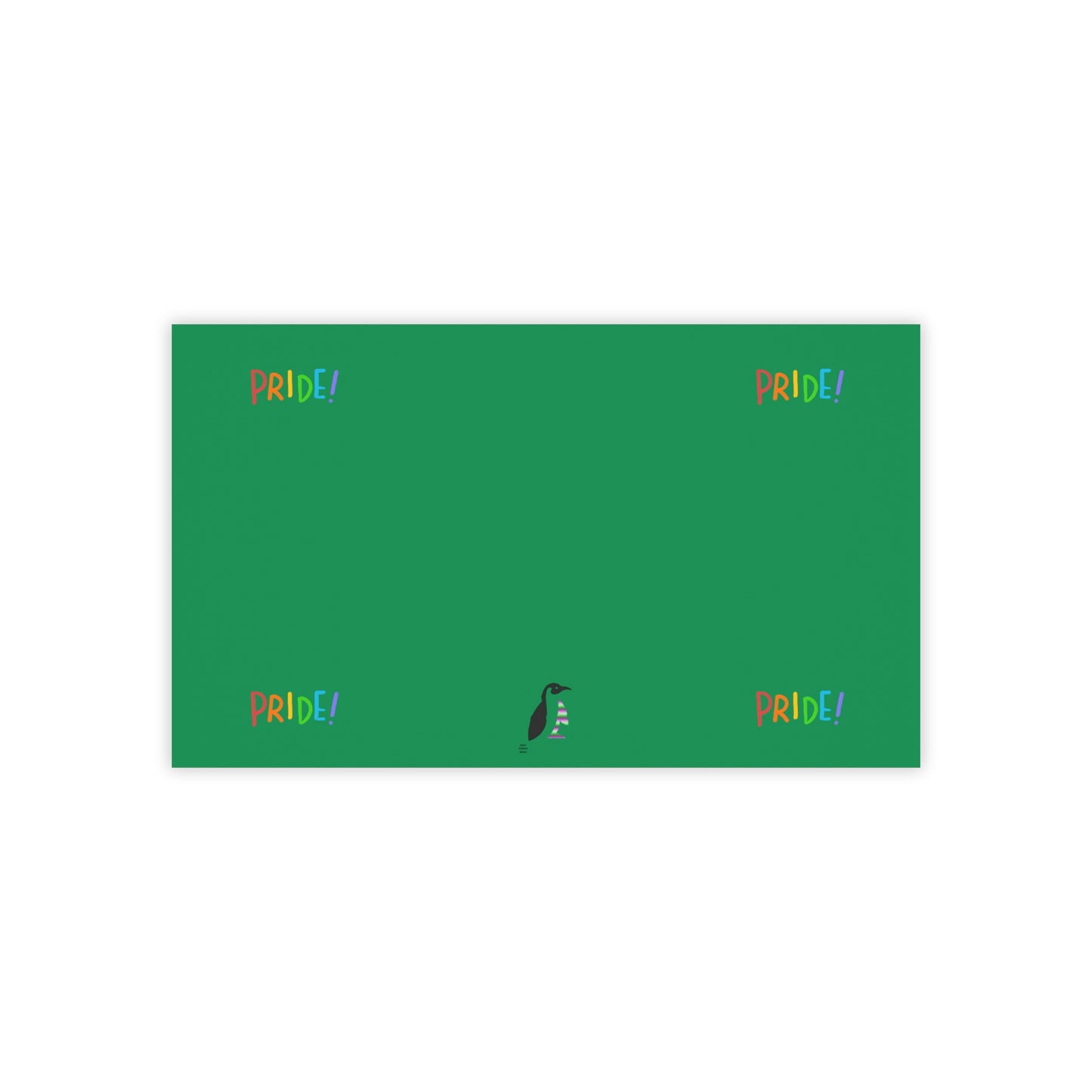 Post-it® Note Pads: LGBTQ Pride Dark Green