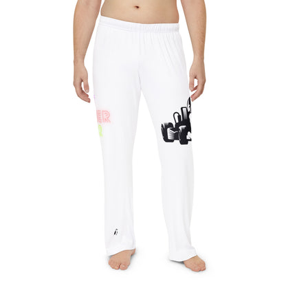 Men's Pajama Pants: Racing White