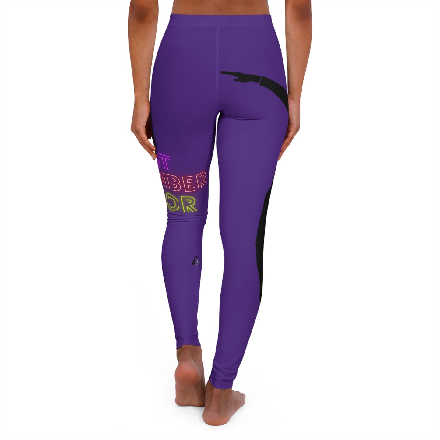 Women's Spandex Leggings: Dance Purple