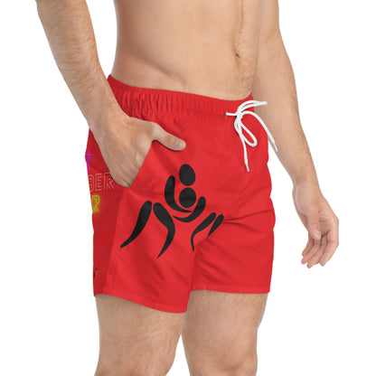 Swim Trunks: Wrestling Red