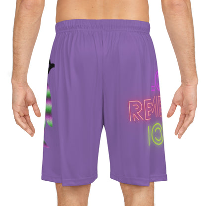 Basketball Shorts: Lost Remember Honor Lite Purple