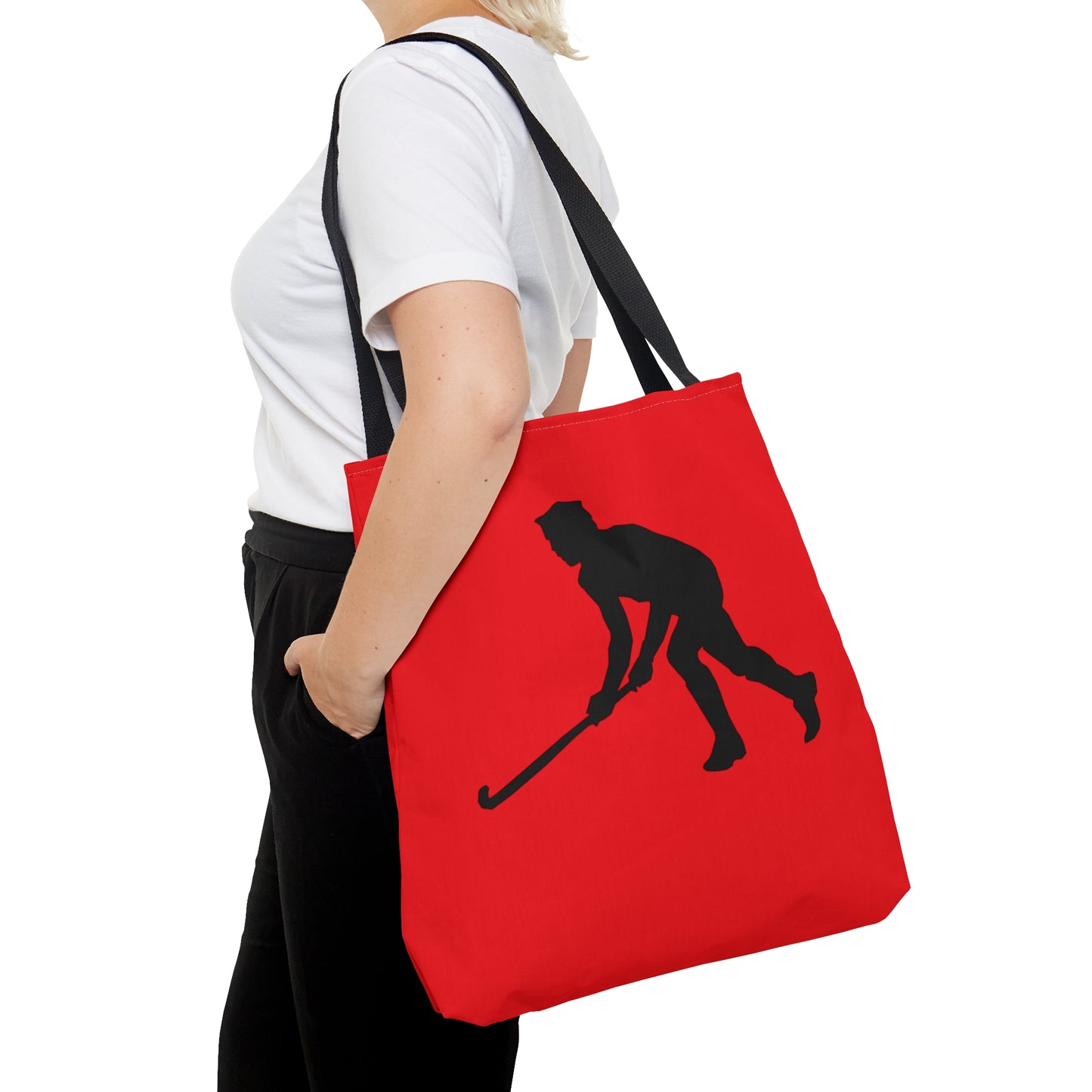 Tote Bag: Hockey Red