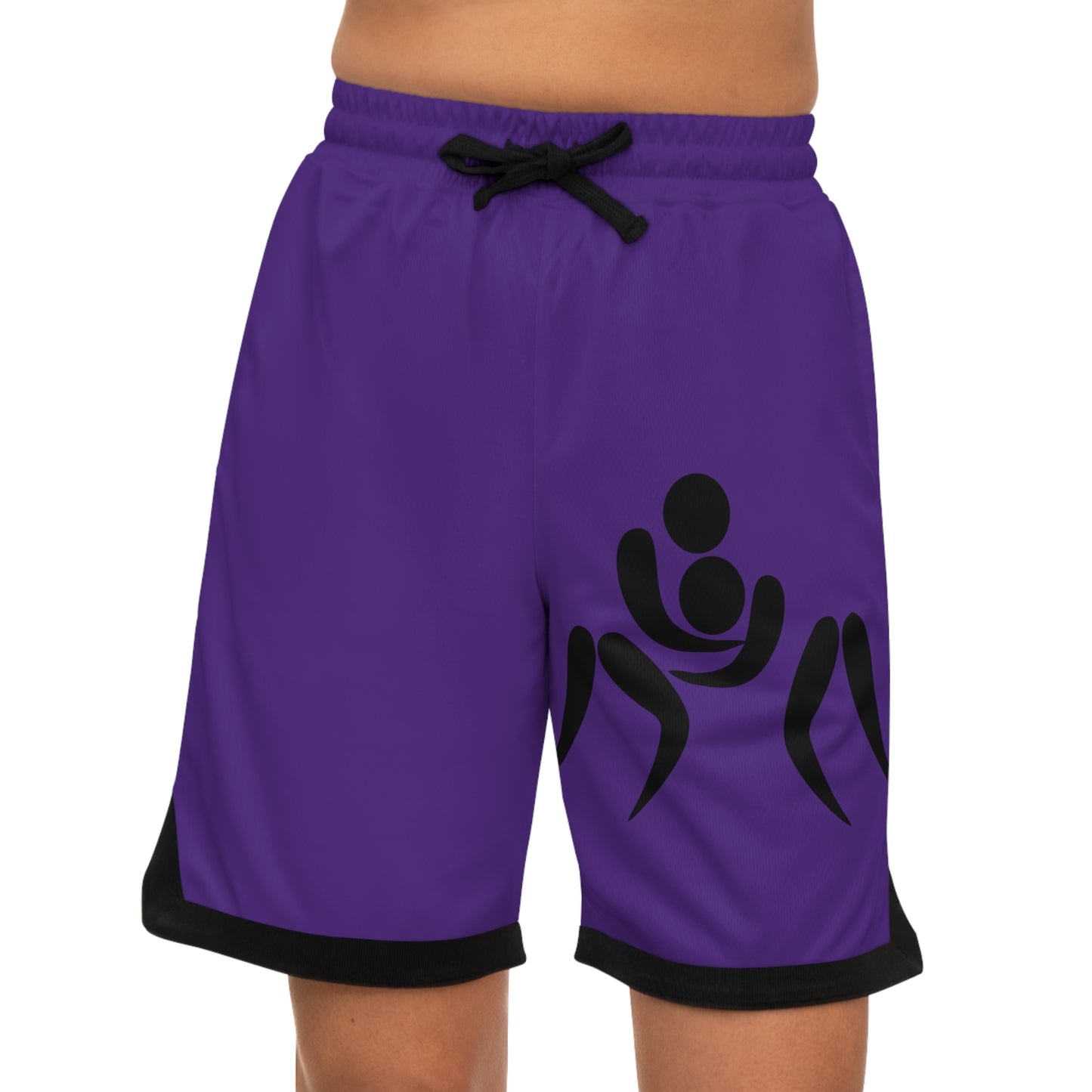 Basketball Rib Shorts: Wrestling Purple