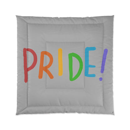 Comforter: LGBTQ Pride Lite Grey