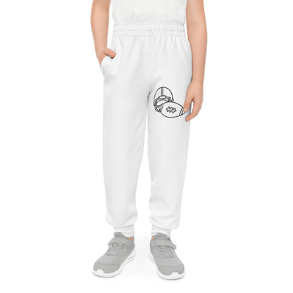 Youth Joggers: Football White