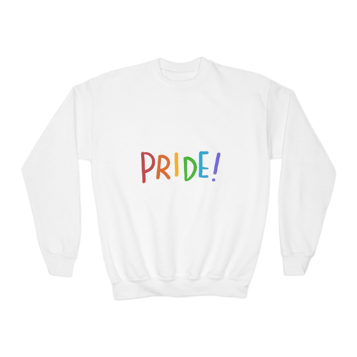 Youth Crewneck Sweatshirt: LGBTQ Pride 