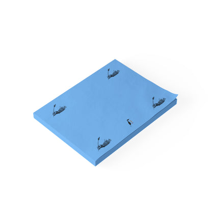 Post-it® Note Pads: Writing Lite Blue