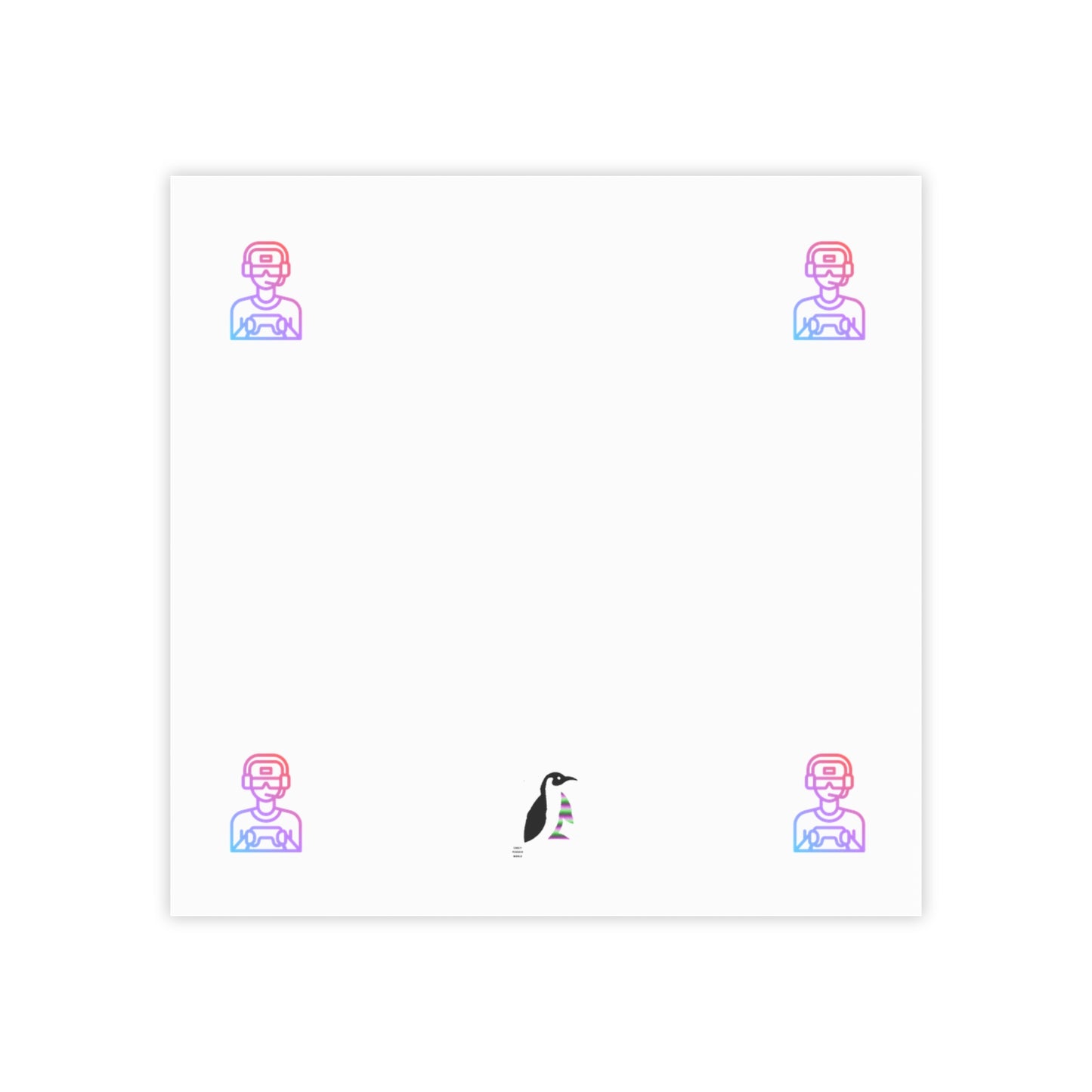 Post-it® Note Pads: Gaming White