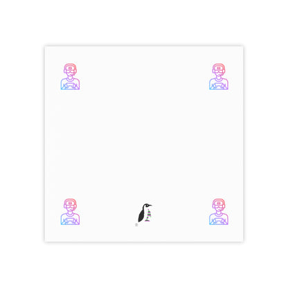 Post-it® Note Pads: Gaming White