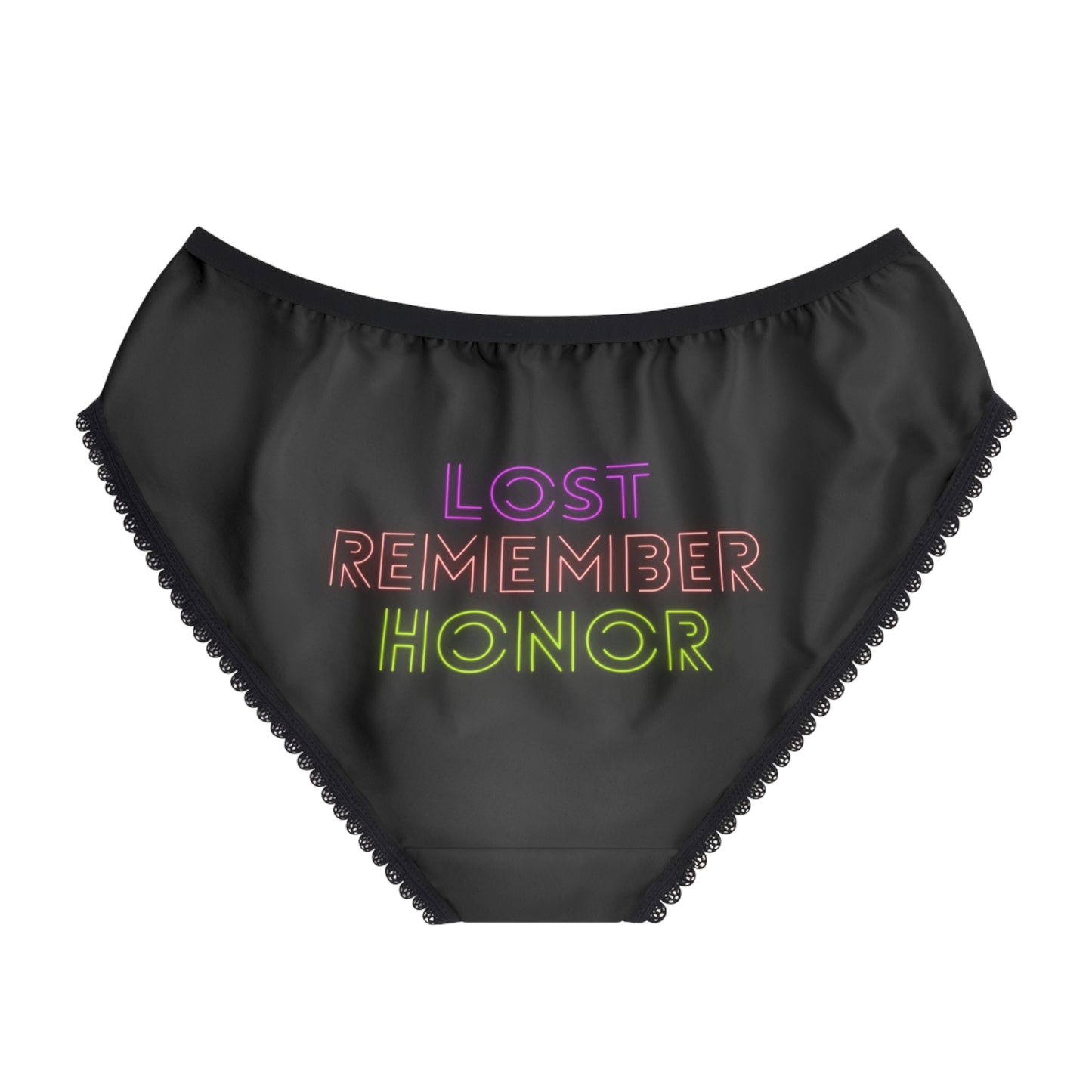 Women's Briefs: Lost Remember Honor Black