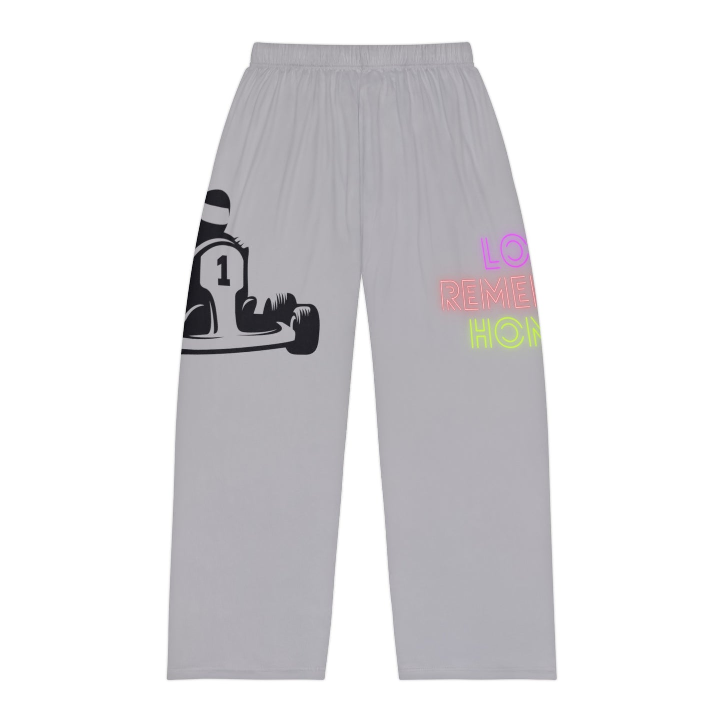 Men's Pajama Pants: Racing Lite Grey