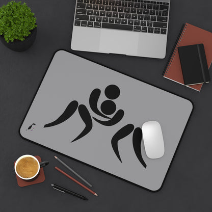 Desk Mat: Wrestling Grey