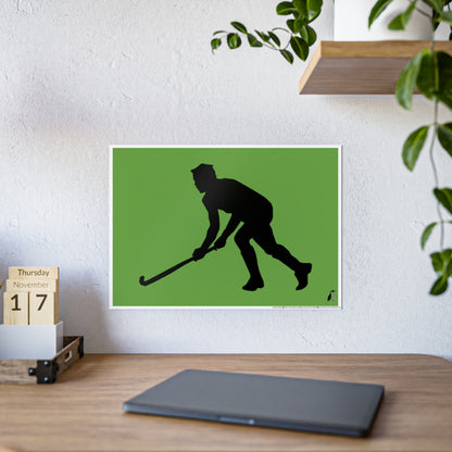 Gloss Posters: Hockey Green