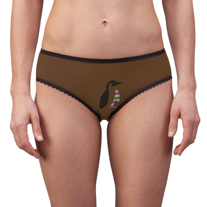 Women's Briefs: Dance Brown