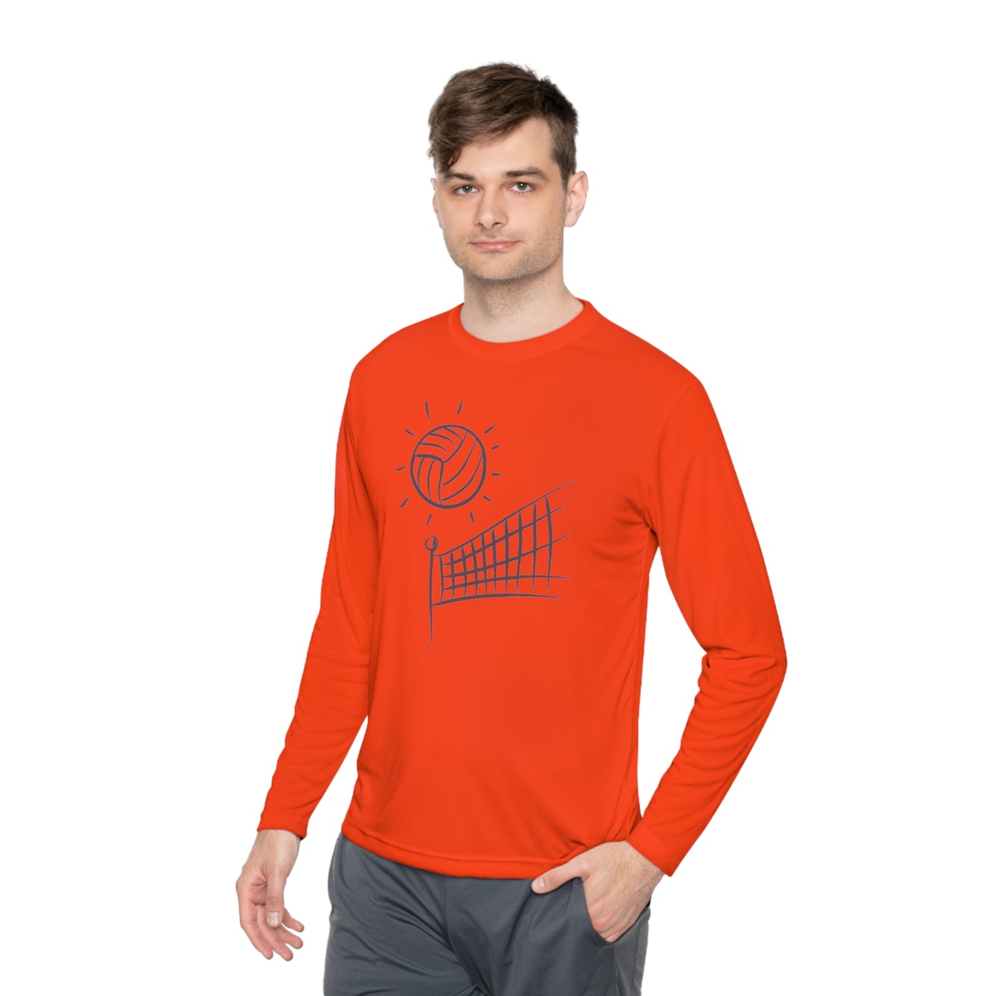 Lightweight Long Sleeve Tee: Volleyball #1