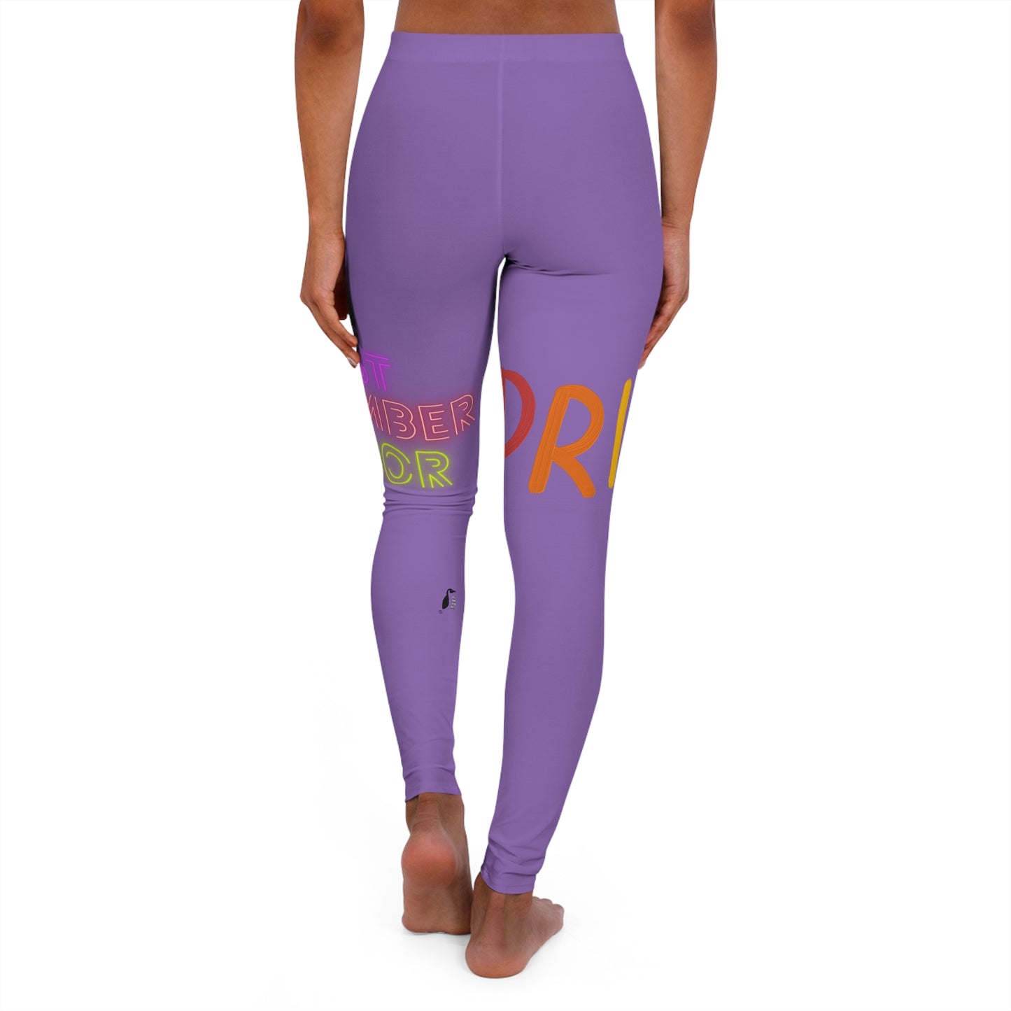 Women's Spandex Leggings: LGBTQ Pride Lite Purple