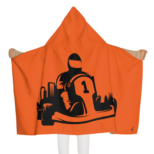 Youth Hooded Towel: Racing Orange