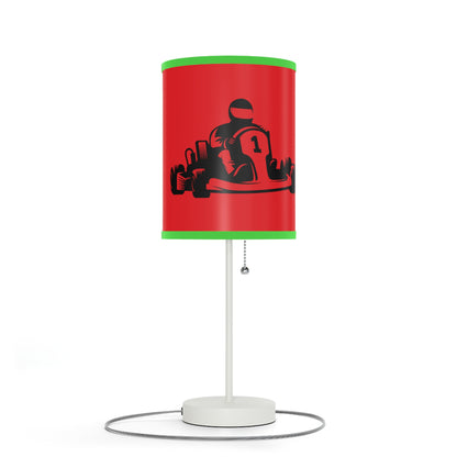 Lamp on a Stand, US|CA plug: Racing Red