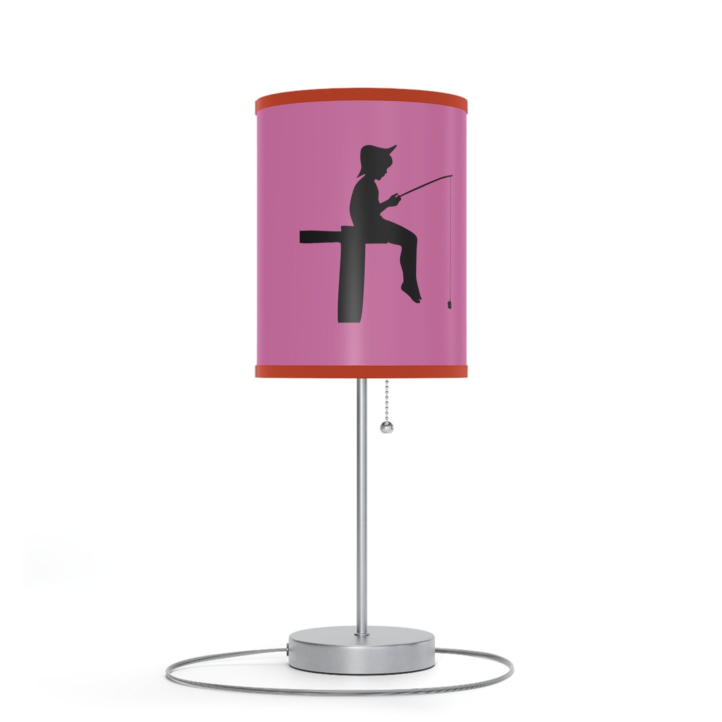 Lamp on a Stand, US|CA plug: Fishing Lite Pink