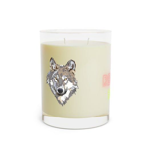 Scented Candle - Full Glass, 11oz: Wolves