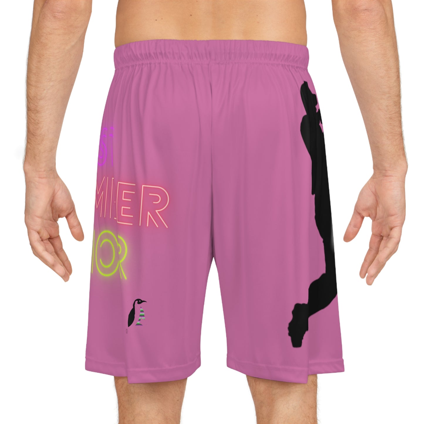 Mga Short sa Basketbol: Baseball Lite Pink 