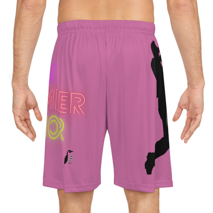 Basketball Shorts: Baseball Lite Pink