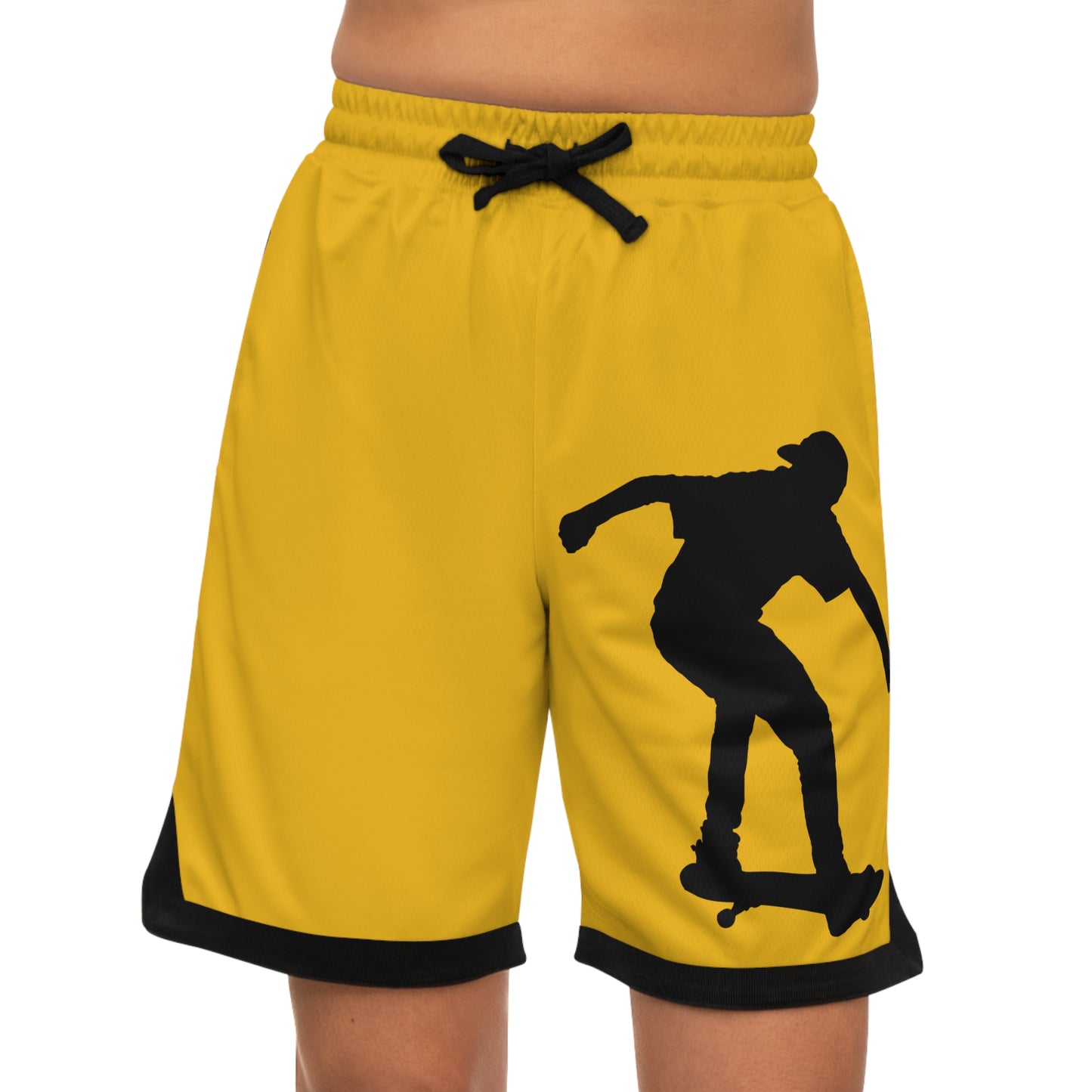 Basketball Rib Shorts: Skateboarding Yellow