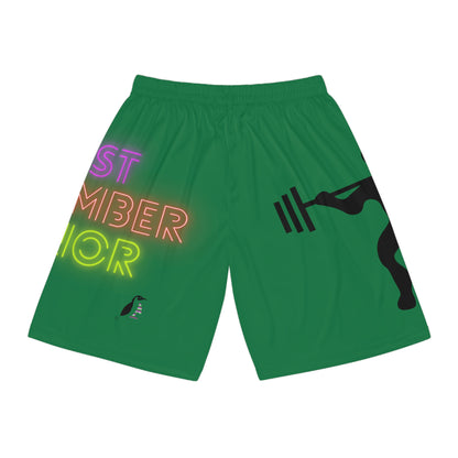 Basketball Shorts: Weightlifting Dark Green