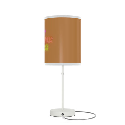 Lamp on a Stand, US|CA plug: Golf Lite Brown