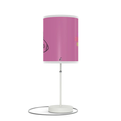 Lamp on a Stand, US|CA plug: Football Lite Pink