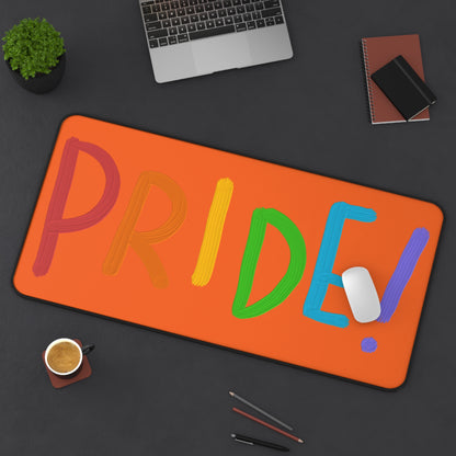 Desk Mat: LGBTQ Pride Orange