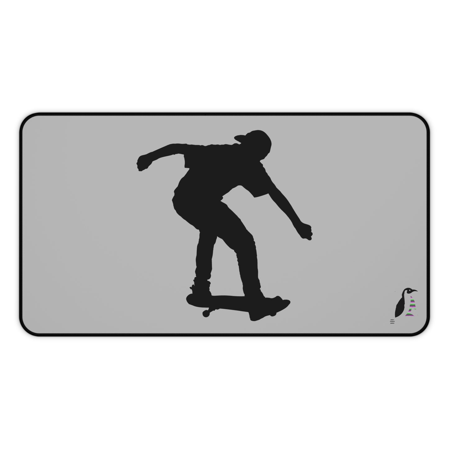 Desk Mat: Skateboarding Lite Grey