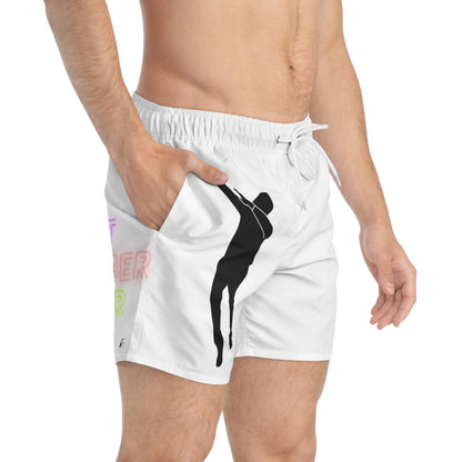 Swim Trunks: Dance White