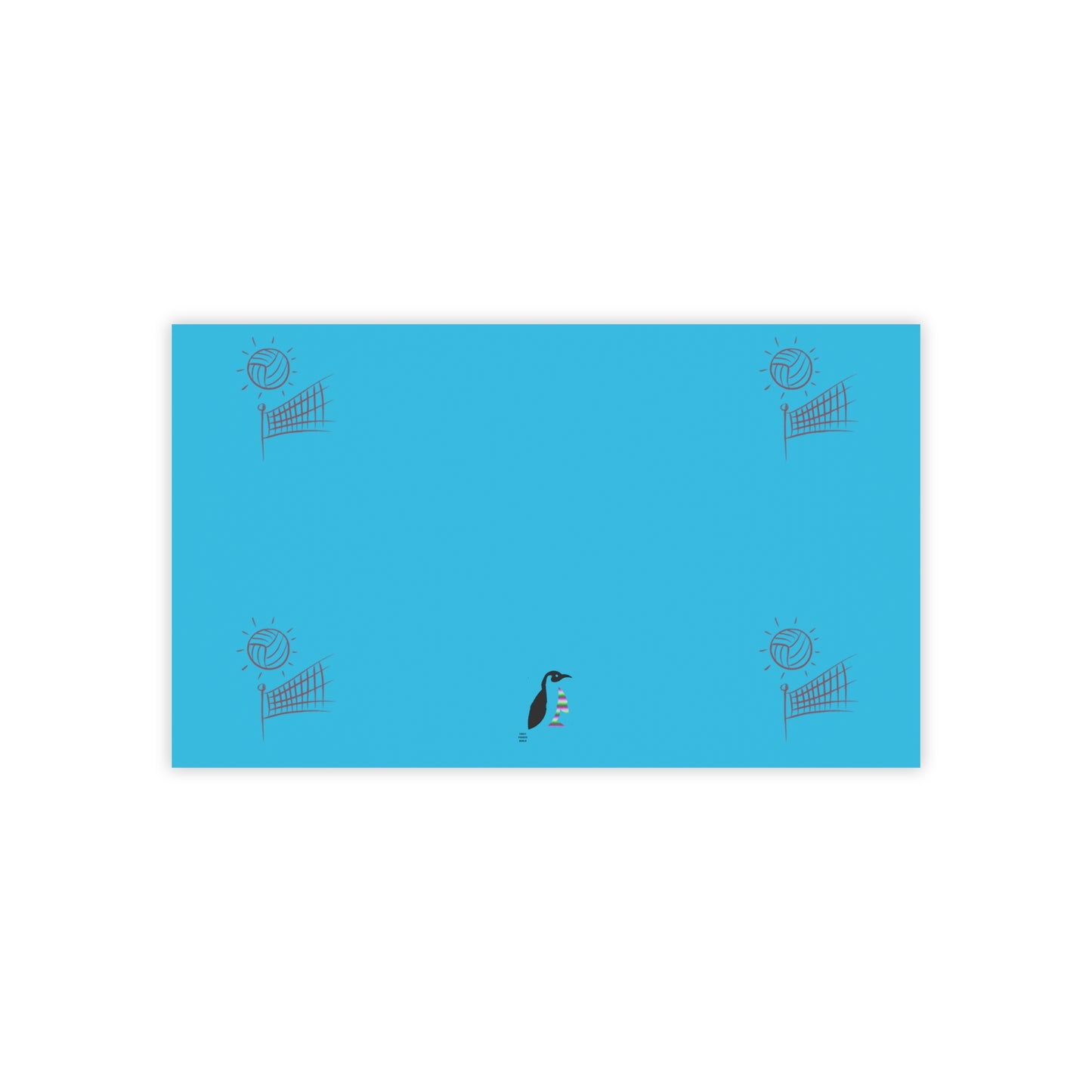 Post-it® Note Pads: Volleyball Turquoise