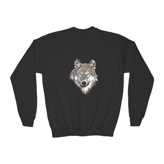 Youth Crewneck Sweatshirt: Wolves