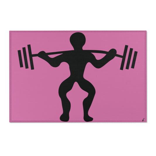 Area Rug (Rectangle): Weightlifting Lite Pink