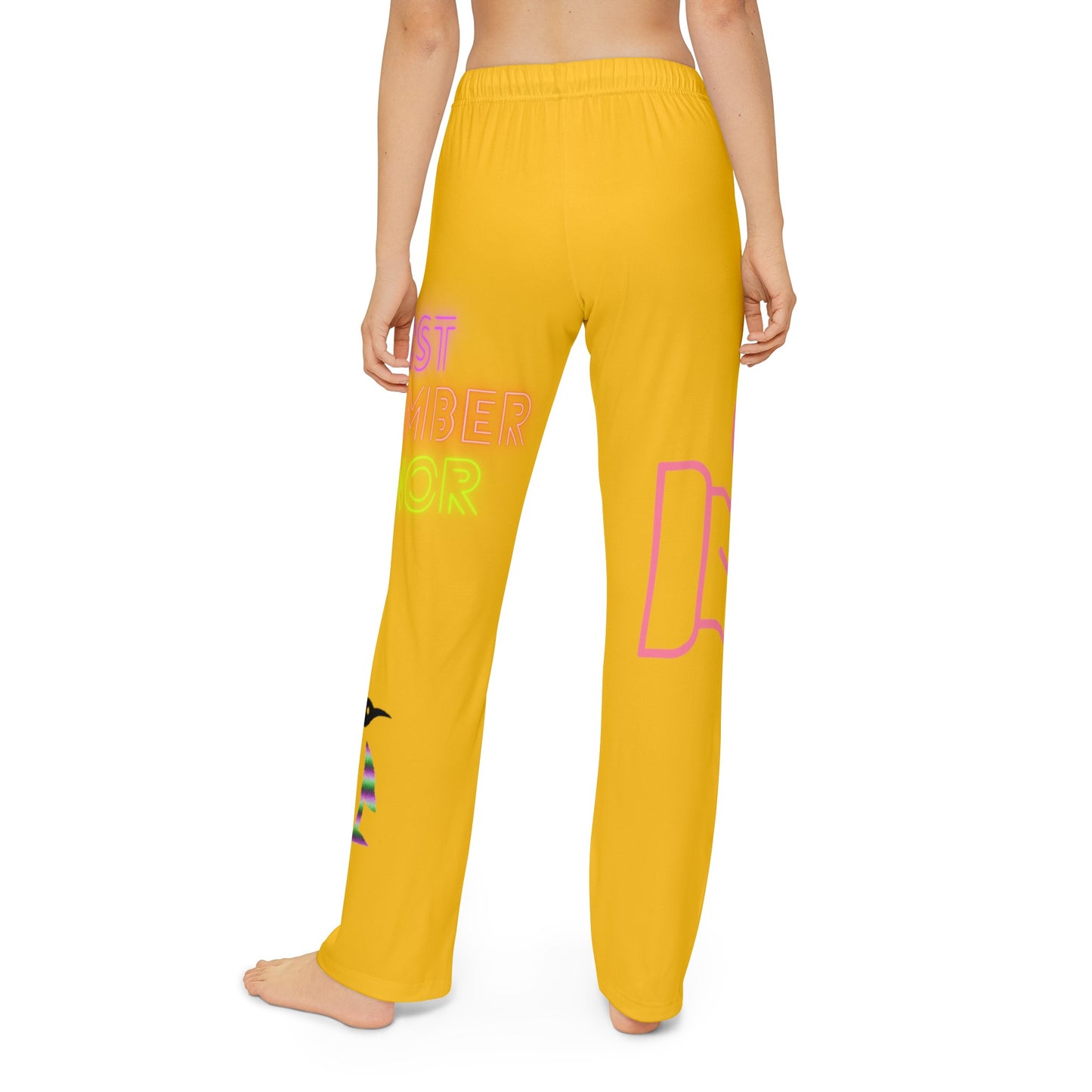 Kids Pajama Pants: Fight Cancer Yellow