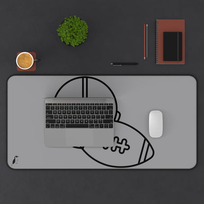 Desk Mat: Football Grey