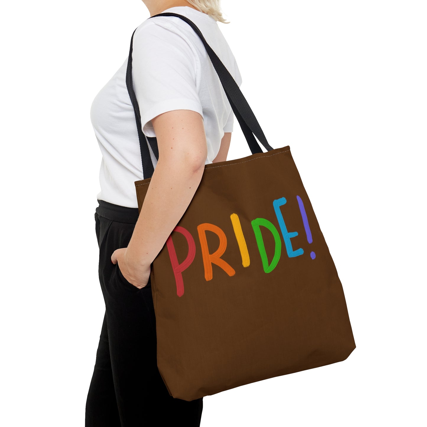 Tote Bag: LGBTQ Pride Brown