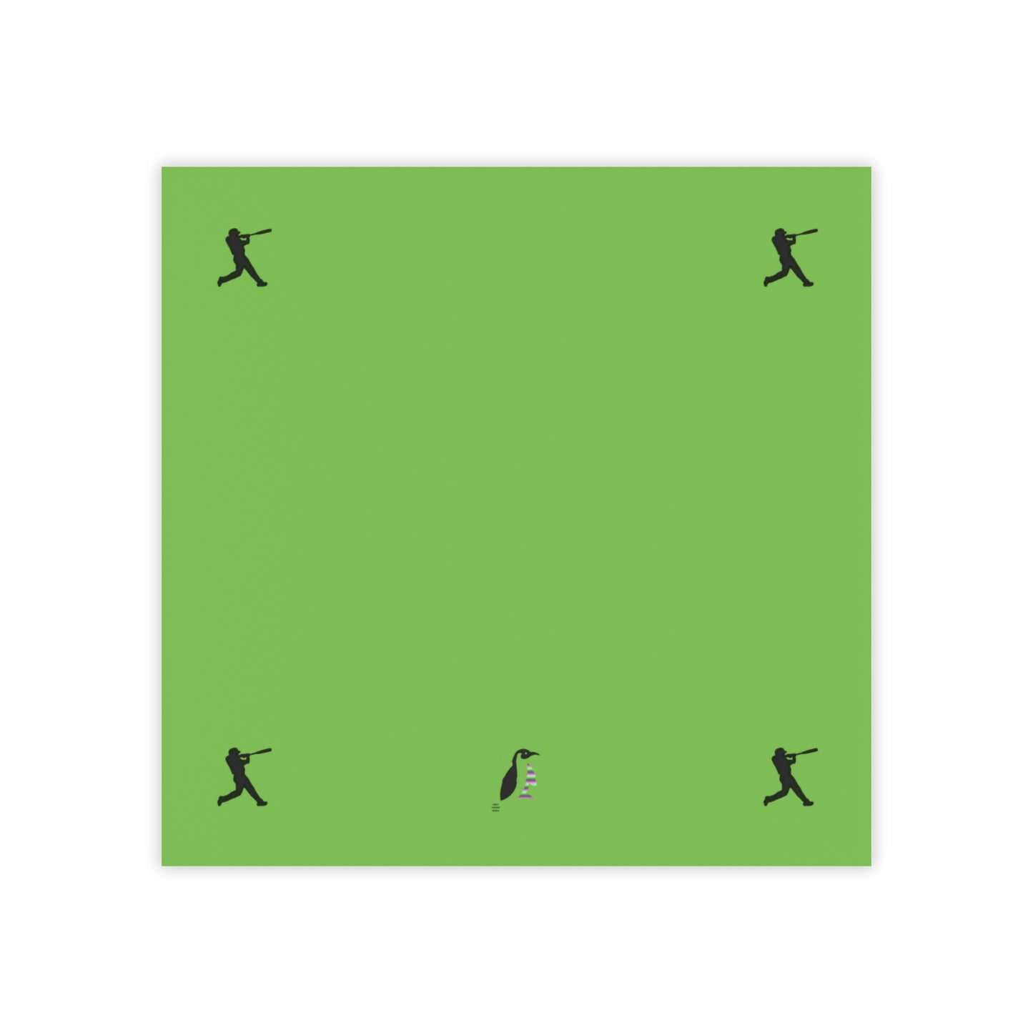 Post-it® Note Pads: Baseball Green