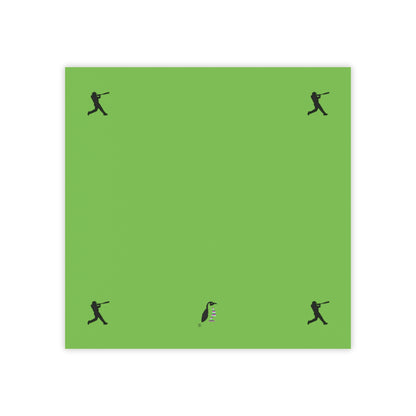 Post-it® Note Pads: Baseball Green