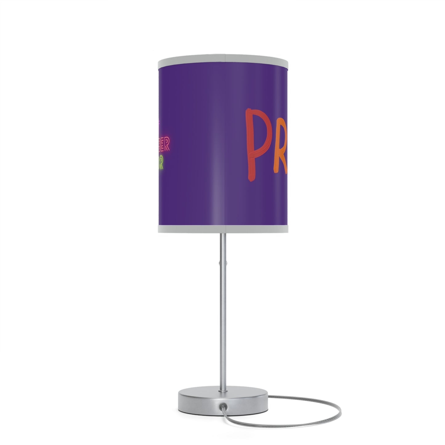 Lamp on a Stand, US|CA plug: LGBTQ Pride Purple