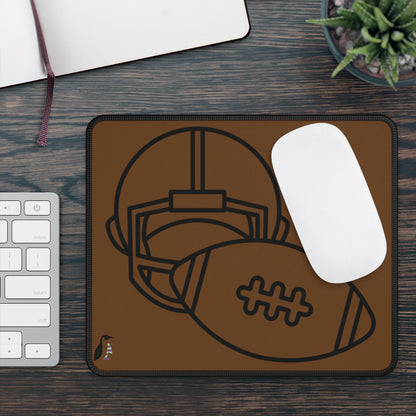 Gaming Mouse Pad: Football Brown