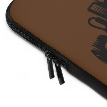 Laptop Sleeve: Racing Brown