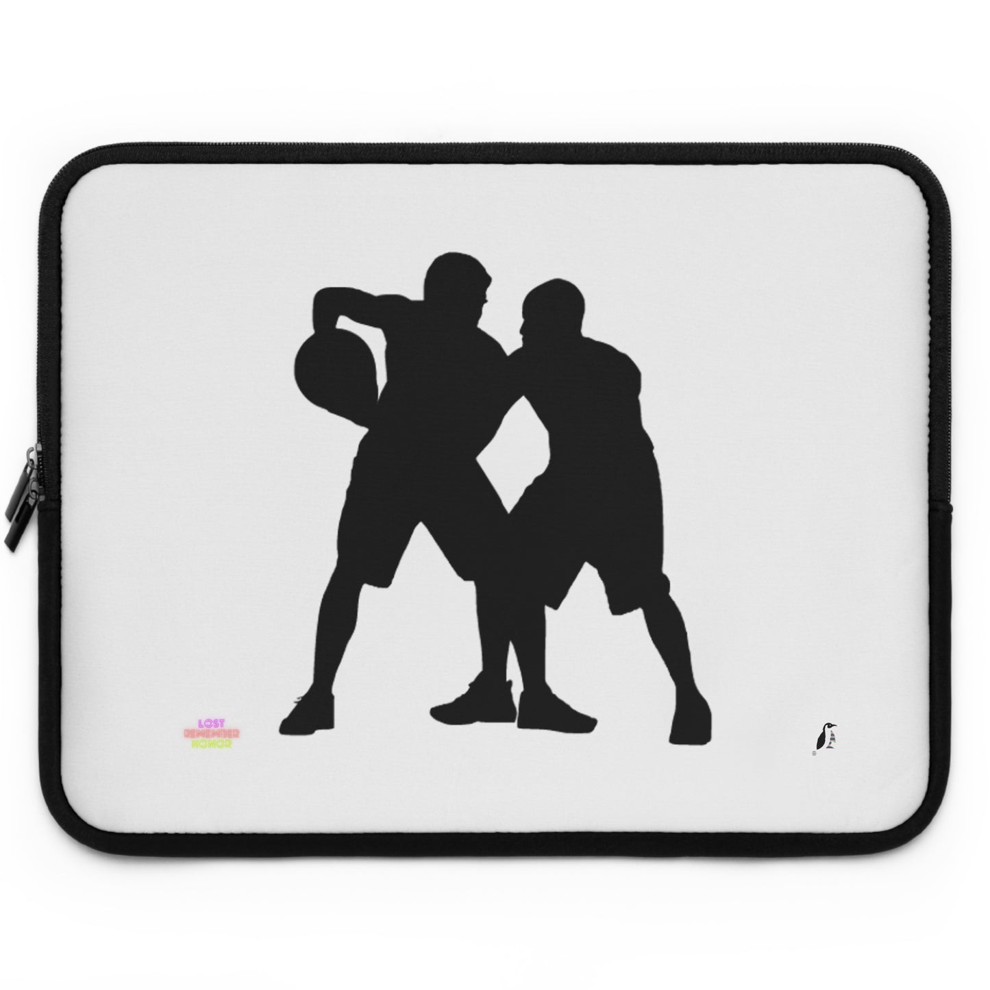 Laptop Sleeve: Basketball White